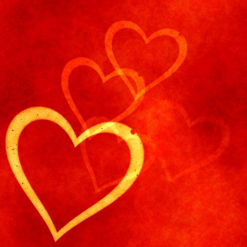 hearts love valentine
