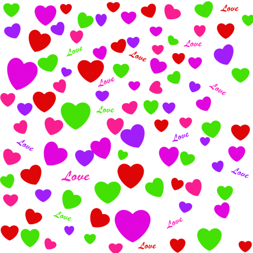 hearts love backgrounds
