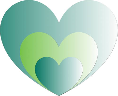 hearts heart green