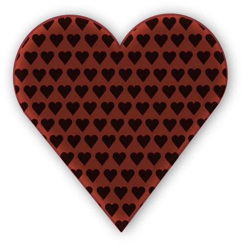 hearts brown love