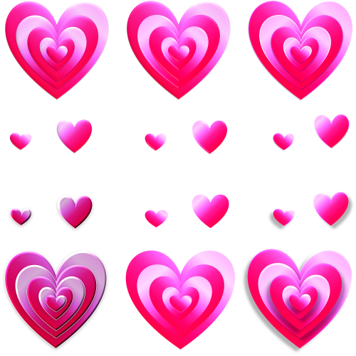 hearts valentine love