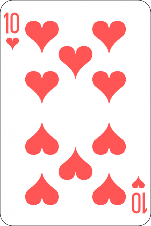 hearts ten deck