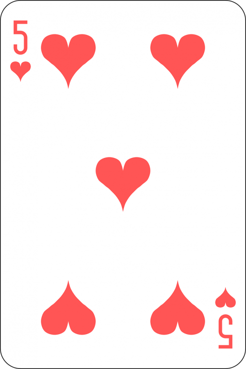 hearts five deck