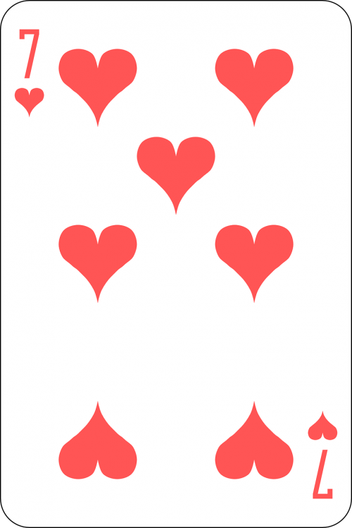 hearts seven deck