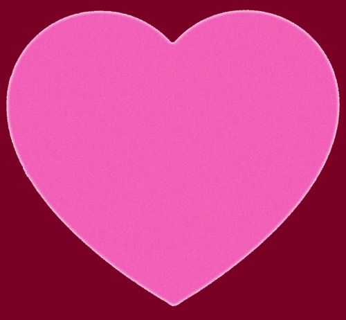 Hearts Love Valentine Pink Cutout