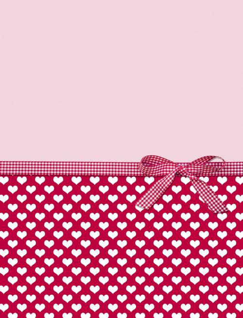 Hearts Pink Background
