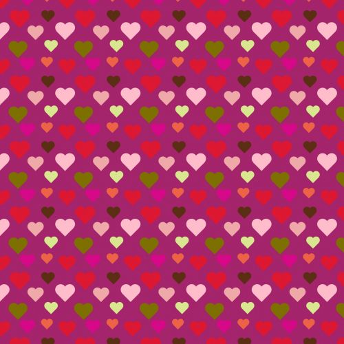 Hearts Seamless Pattern