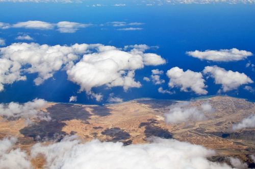 heaven clouds desert