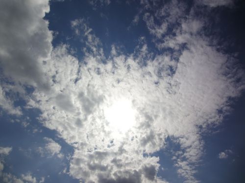 heaven clouds sun