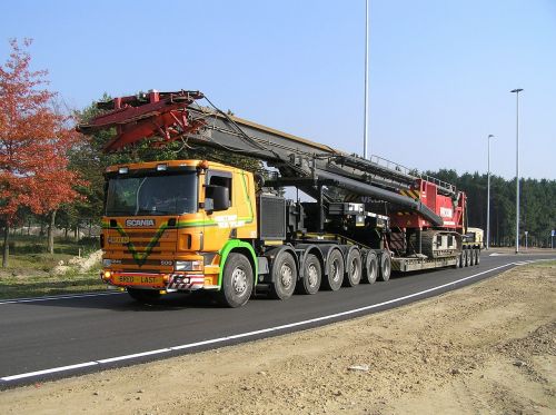 heavy transport truck scania