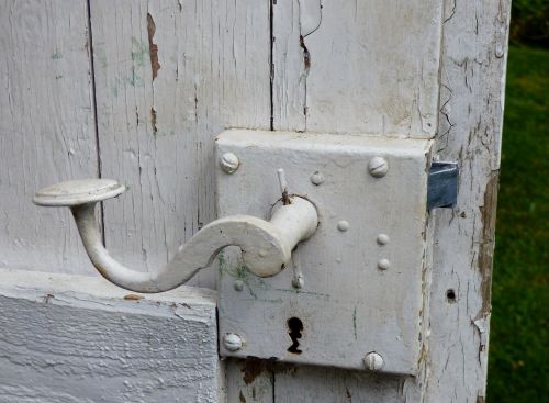 heck lock old door