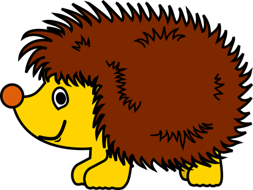 hedgehog animal cartoon