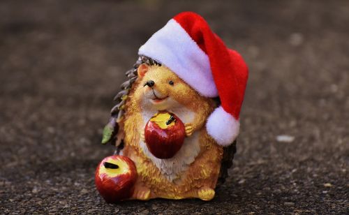 hedgehog figure christmas