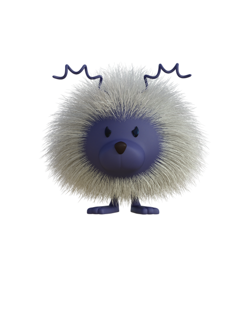 hedgehog fluffy hair