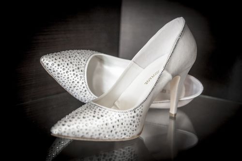 heels bride whites