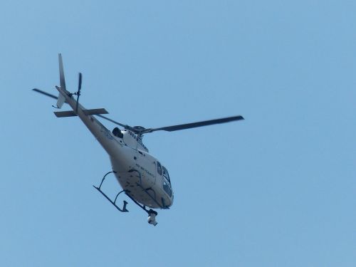 helicopter monitoring surveillance camera