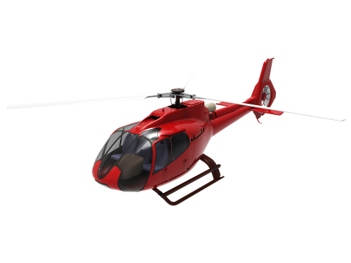 helicopter 3d render