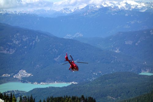 helicopter mountains aircraft