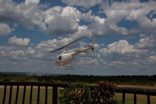 helicopter  south africa  sky