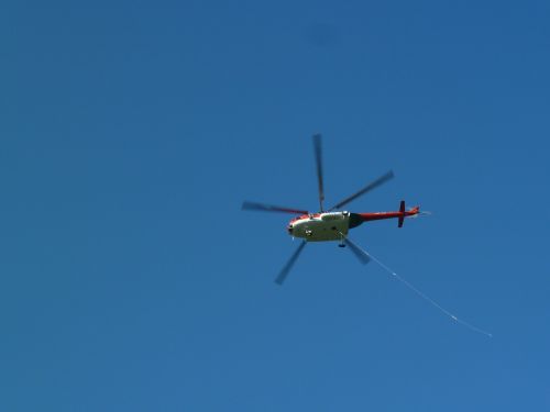 helicopter rescue fly