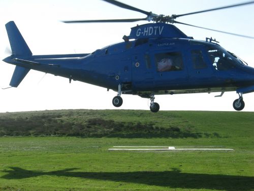 helicopter lundy island