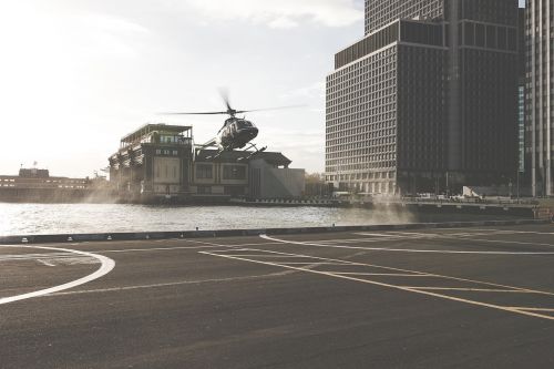 helicopter helipad pavement