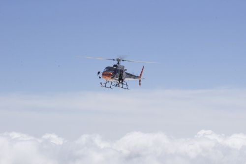 helicopter sky clouds