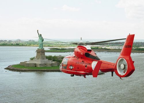helicopter statue of liberty new york