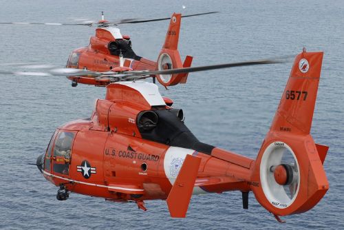 helicopters mh-65 dolphin search and rescue