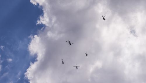 helicopters aircraft five