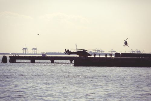 helicopters helipad dock