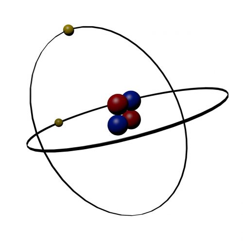 helium atom animation
