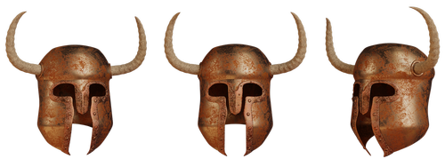 helm  horns  viking
