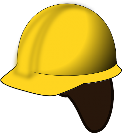 helmet construction yellow