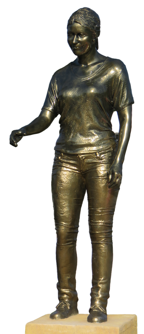 helper figure statue woman