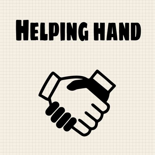 helping hand help handshake