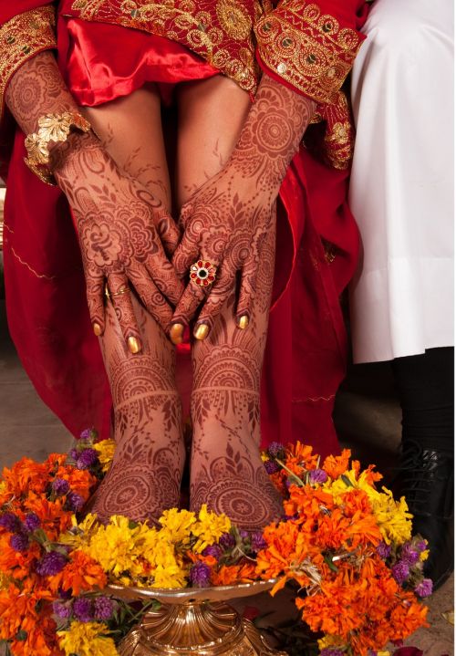henna bride wedding