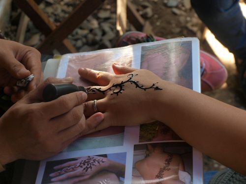 henna tattoo art