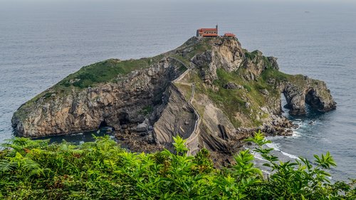 hermitage  basque country  landscape