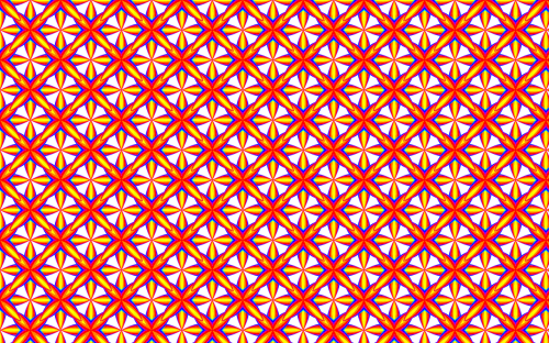 hexagon polygon colorful