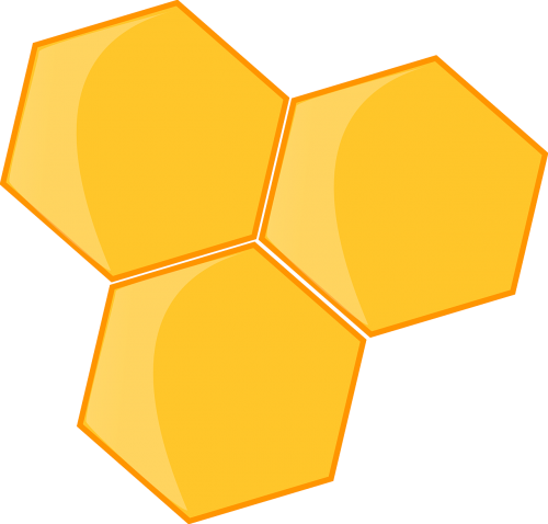 hexagon hive beehive