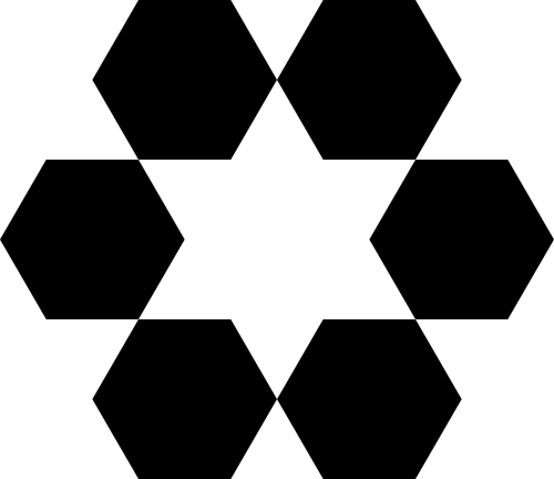 hexagons hexagram star
