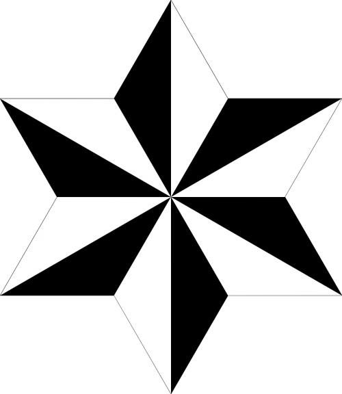 hexagram polygon star