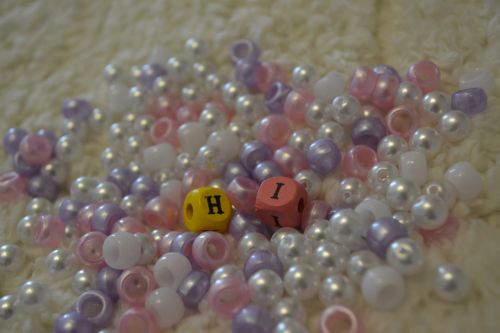Hi Hello Beads Colorful Pink