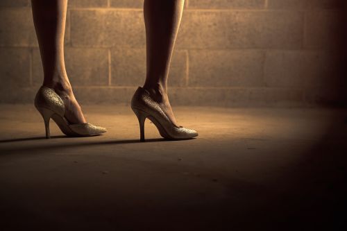high heels shoes woman