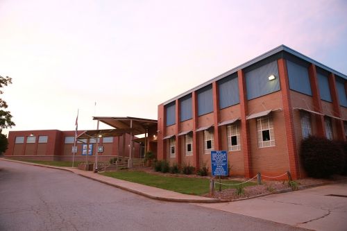 high school school building