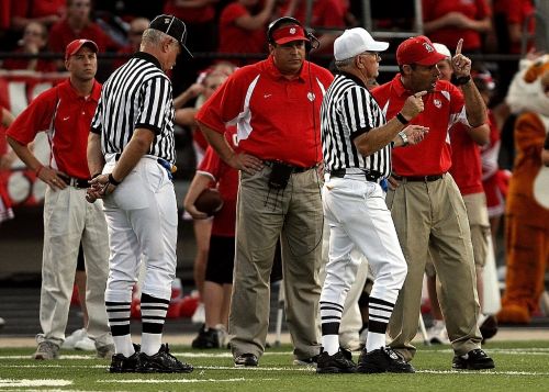 high school football confrontation football coach