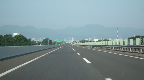 high speed road get on the expressway sapporo