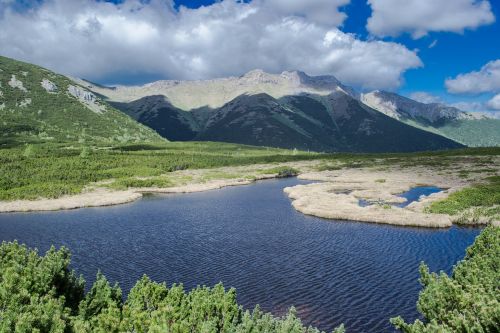 high tatras mountain lake sky