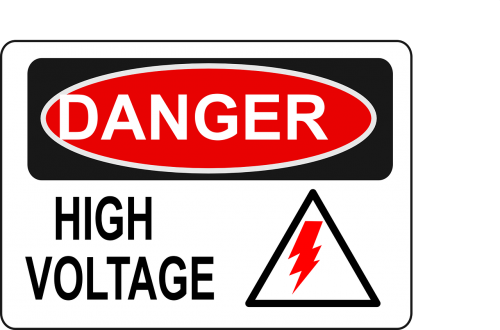 high voltage danger electric